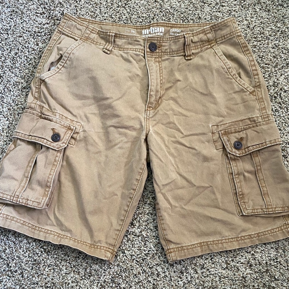 Urban Pipeline Men’s Cargo Shorts 34 waist